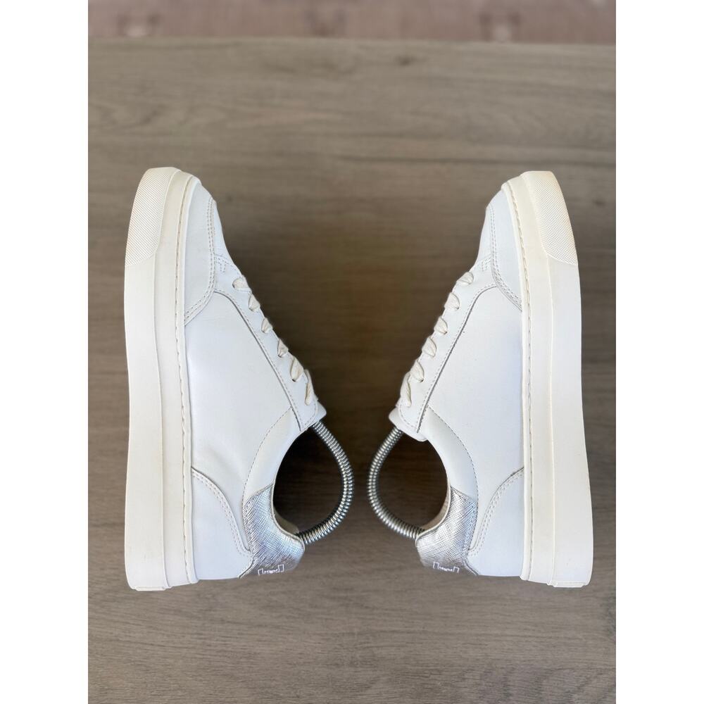 Sam Edelman Womens Wess Platform White Sneakers Sz 8 EUC - Picture 5 of 9